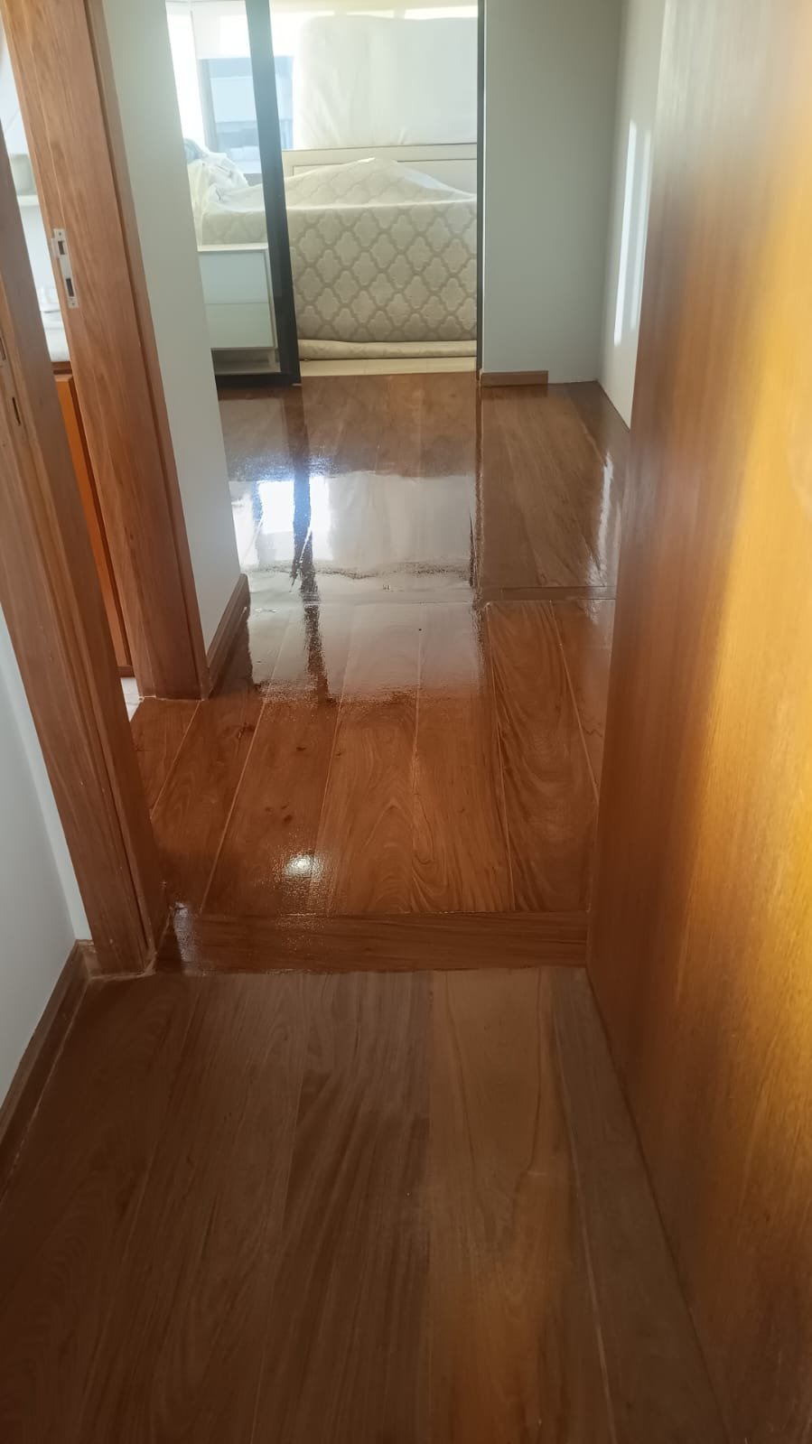 Reforma de piso de taco